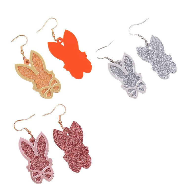 Easter Bunny Acrylic Earrings