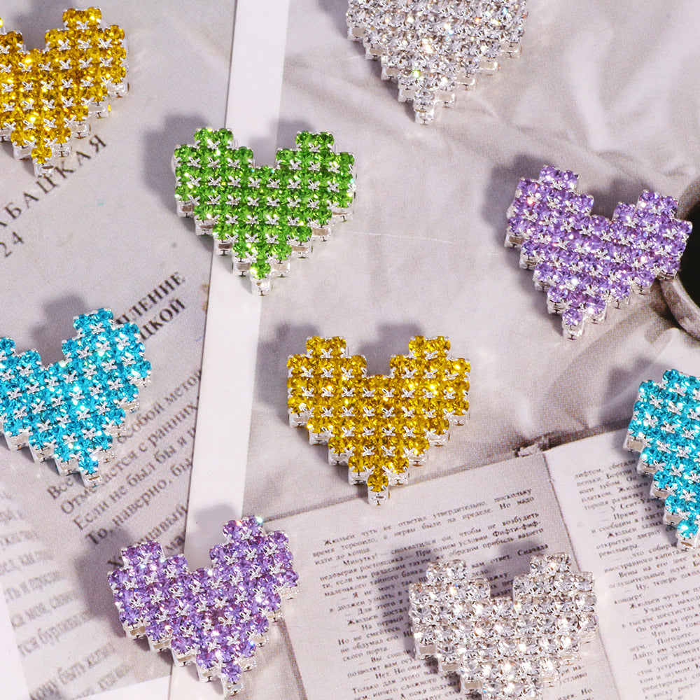 Wholesale 6pcs/psck love hole straight hole beaded loose DIY beads