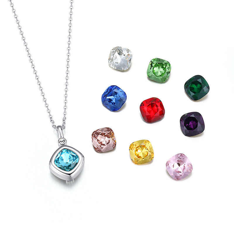 Wholesale Interchangeable zircon necklace
