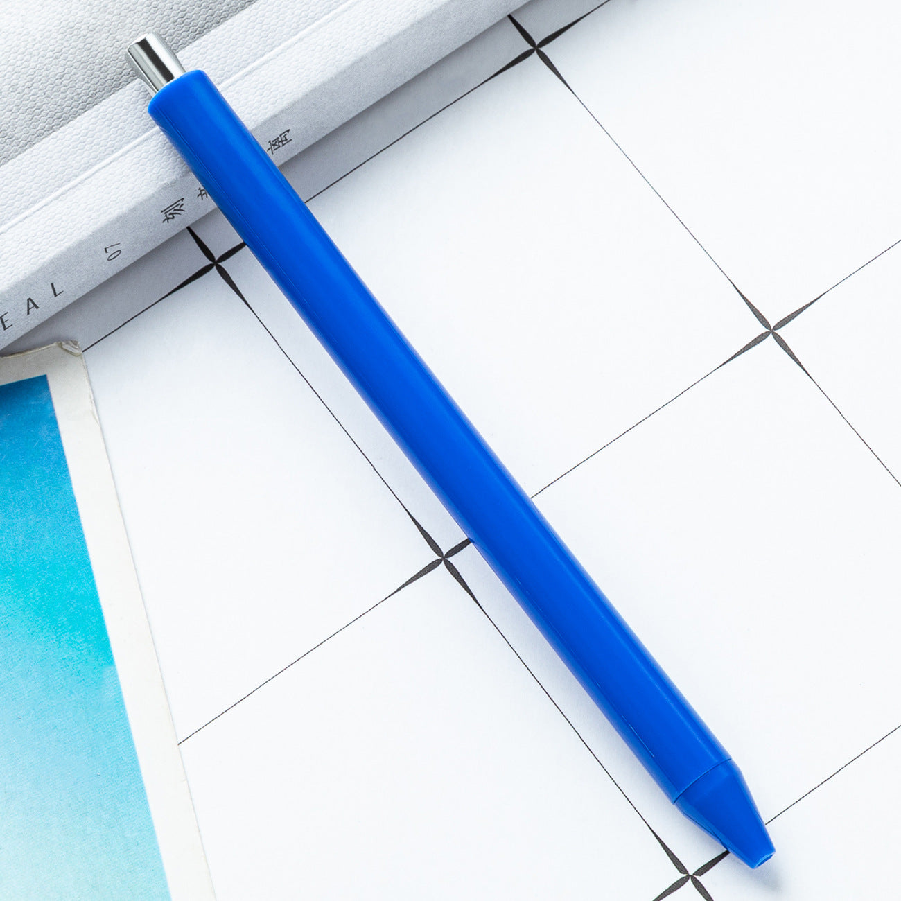 Wholesale Macaron colored press office writing pen