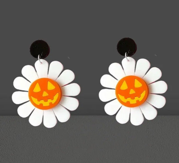 Wholesale Christmas Pumpkin Ghost Magic Boiler Earrings