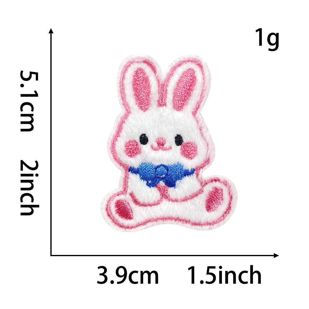 Wholesale Stylish Panda Embroidered Patch Self Adhesive Applique For Coats Trendy Fashion Accessory Boutique Gift For DIY Crafting