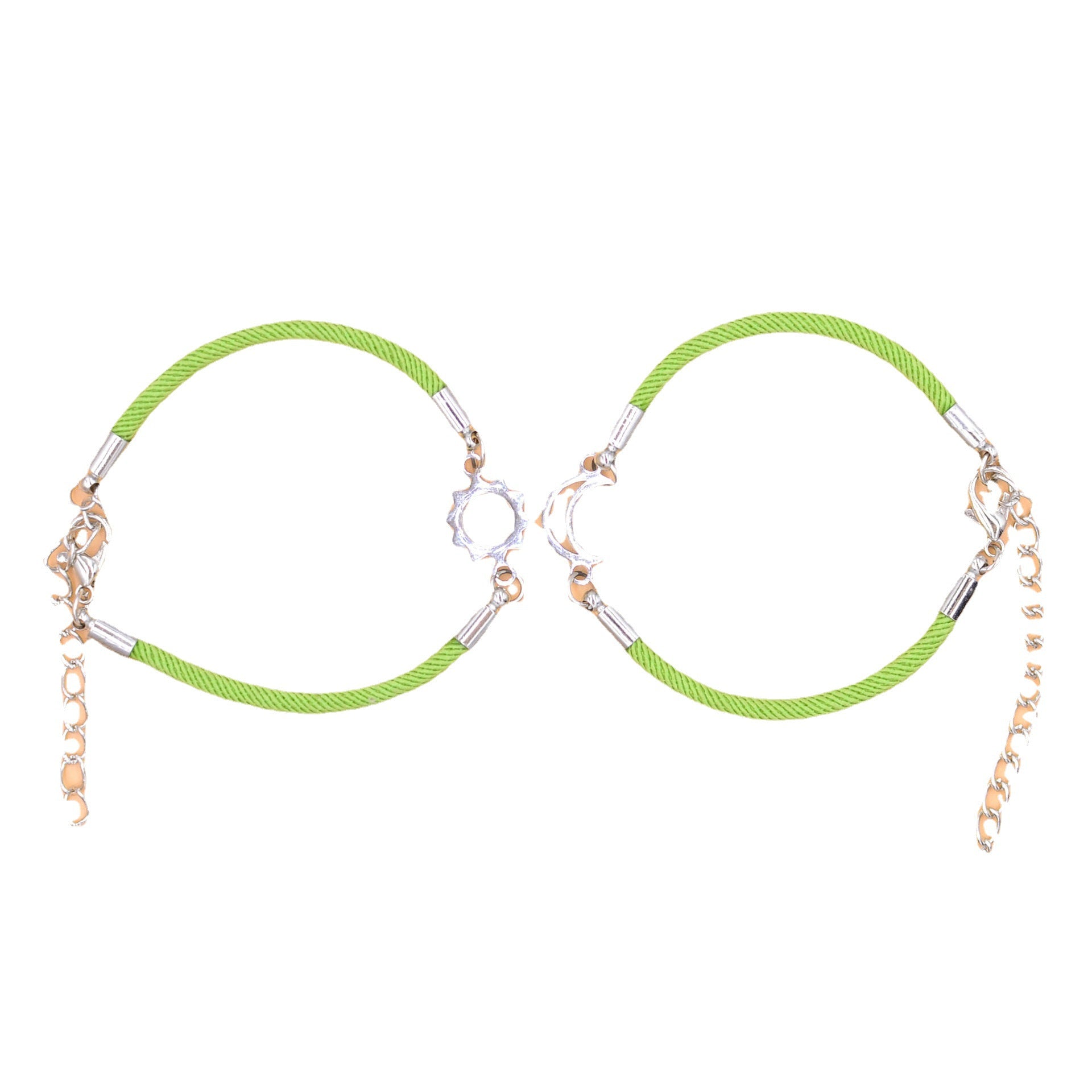 Wholesale Sun Moon Same Brilliance Valentine' s Day Weaving Bracelet