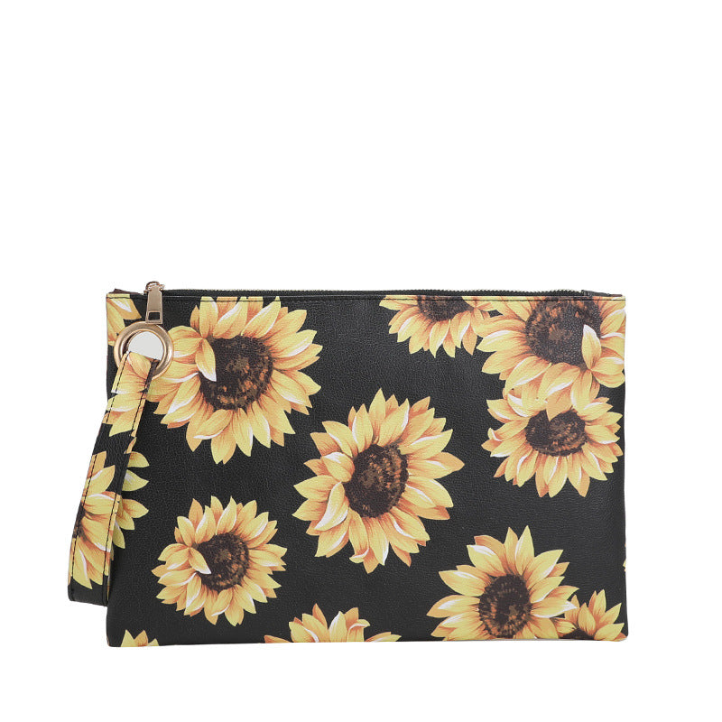 Wholesale Western Aztec Printed Envelope PU Handbag