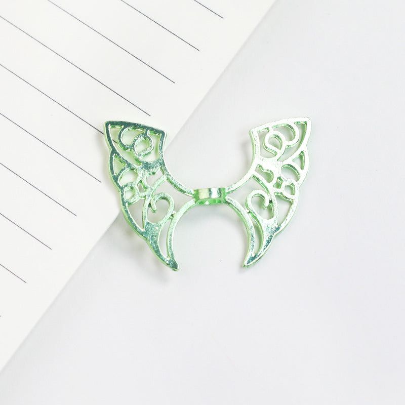 Wholesale 100PCS DIY Acrylic Hollow Butterfly Wings Beads