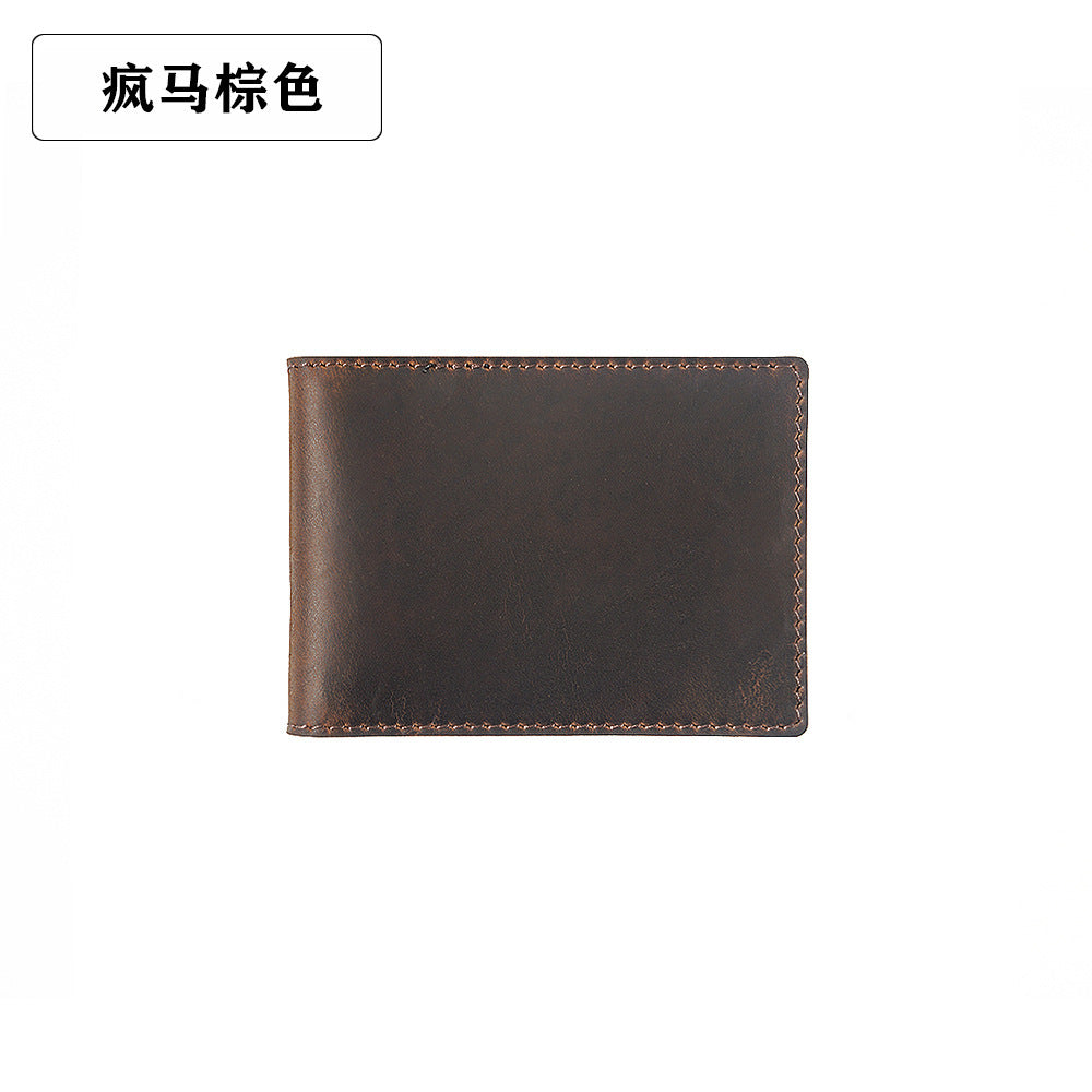 Wholesale Genuine Leather Vintage Driving License Holder Leather Case Coin Purse