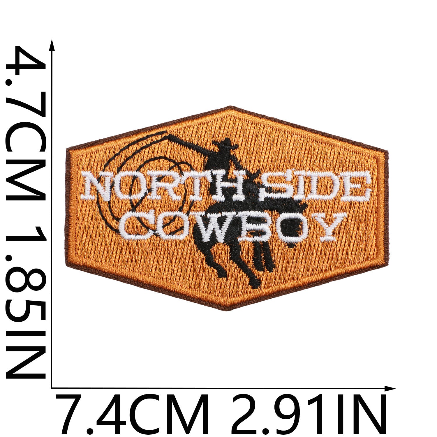 Wholesale Western Cowboy Horse Embroidery Patch Decorative Embroidered Applique For Clothing Resale