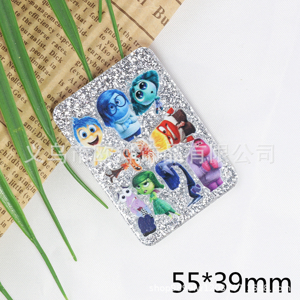 Wholesale 10pcs/pack  Pink and blue double-mirror skull organ  Acrylic Flatback OLY Exclusive