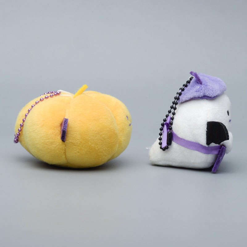 Wholesale Halloween Pumpkin Spooky Plush Doll Keychain