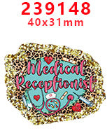 Wholesale Random 30pcs Western style leopard print letter cartoon Acrylic Flatback