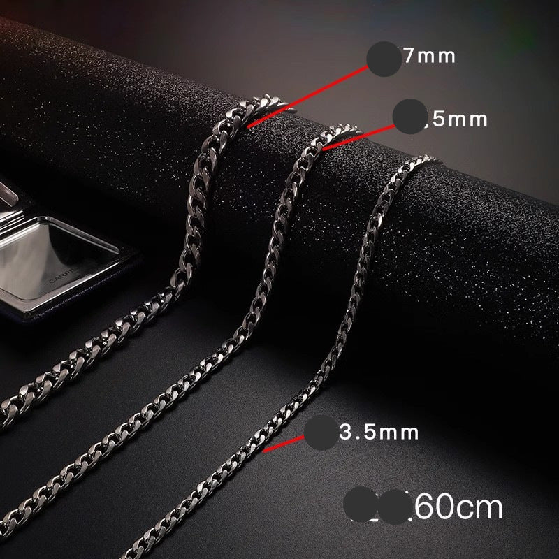 Wholesale Titanium steel non-fading clavicle chain