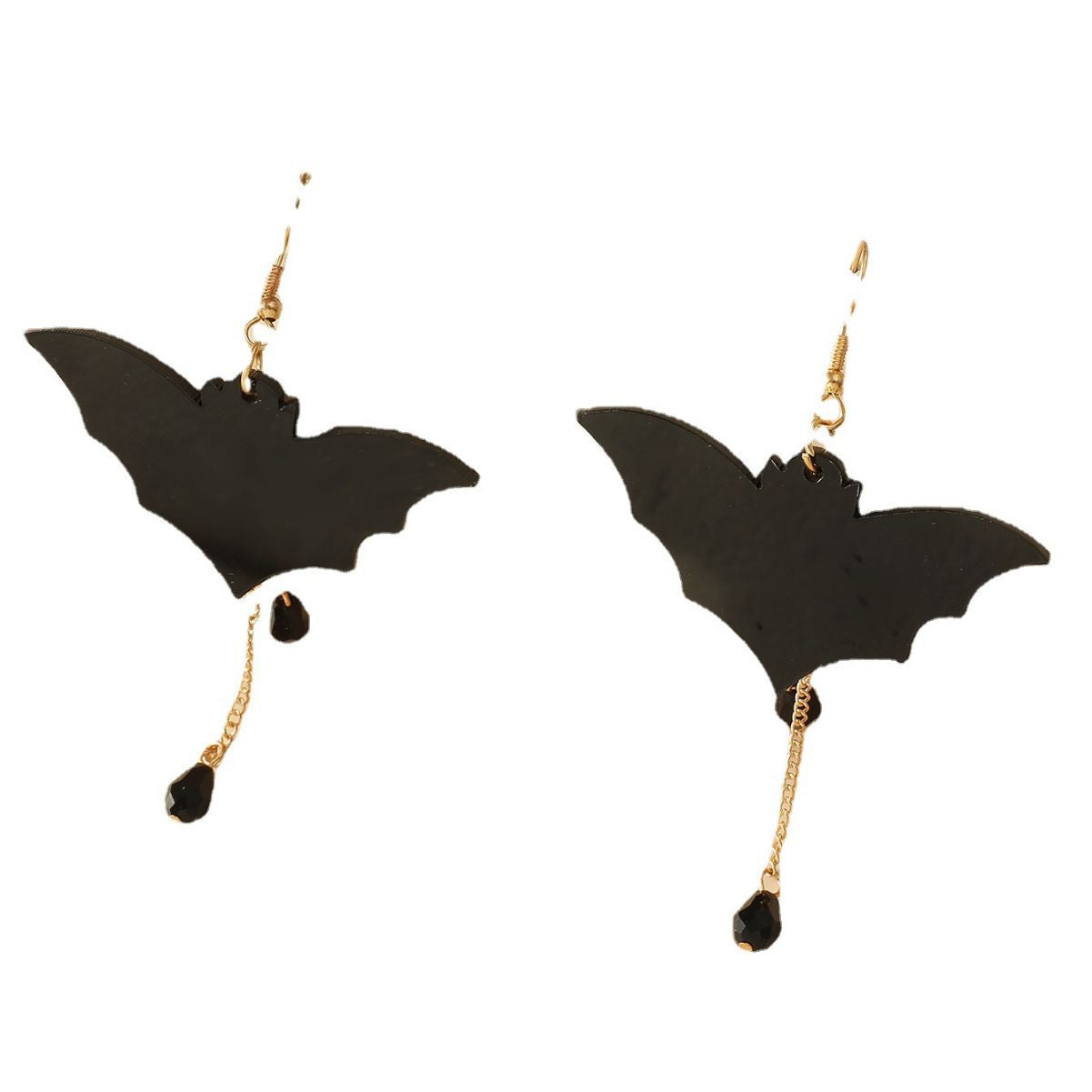 Wholesale Halloween Bats Black Diy Acrylic Earrings
