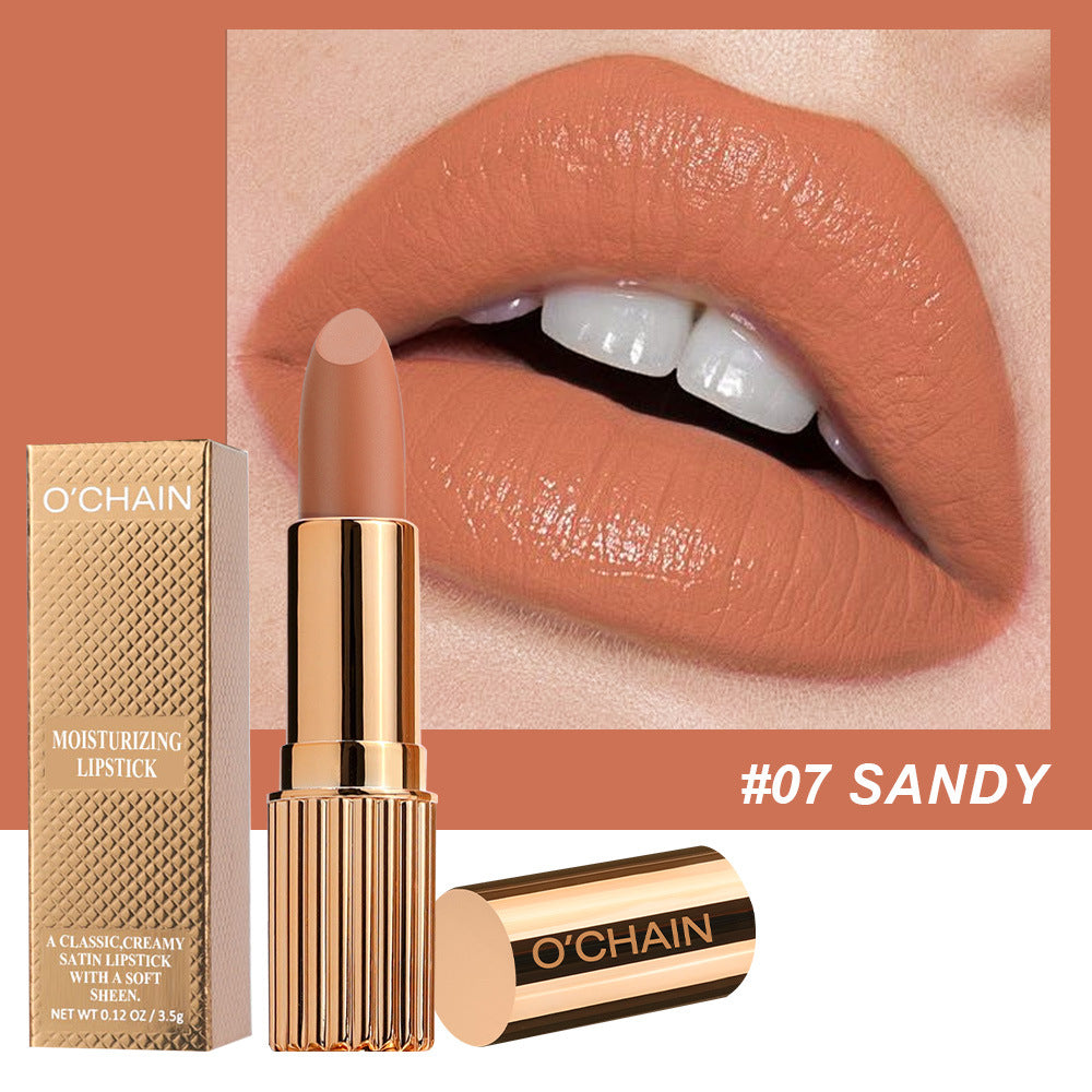 Wholesale No fading, no fading lipstick, no stain, lip plumping mirror moisturizing lipstick