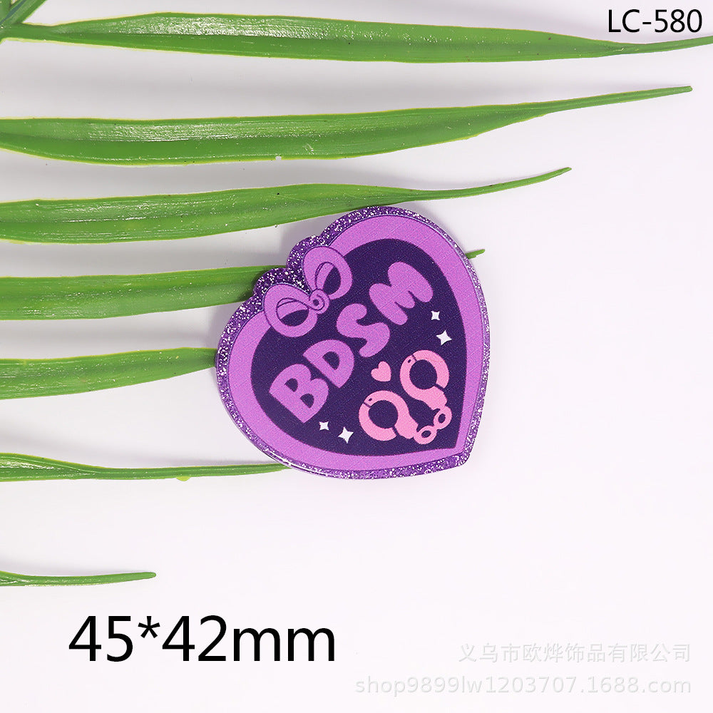 Wholesale 10pcs Car Medical Acrylic Patch Accessories