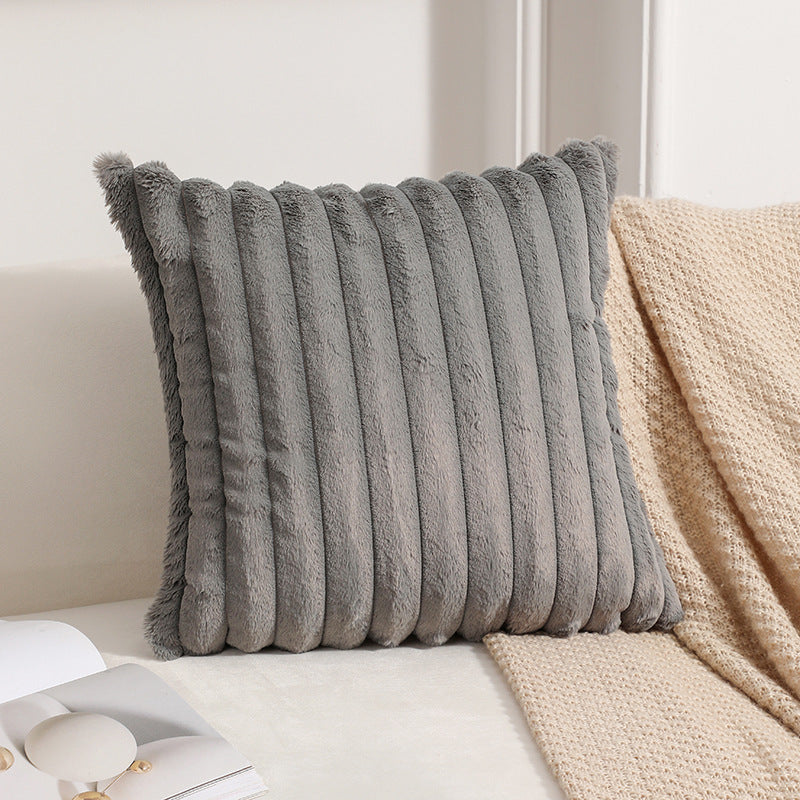 Wholesale  Christmas pillowcase solid color coreless plush pillowcase