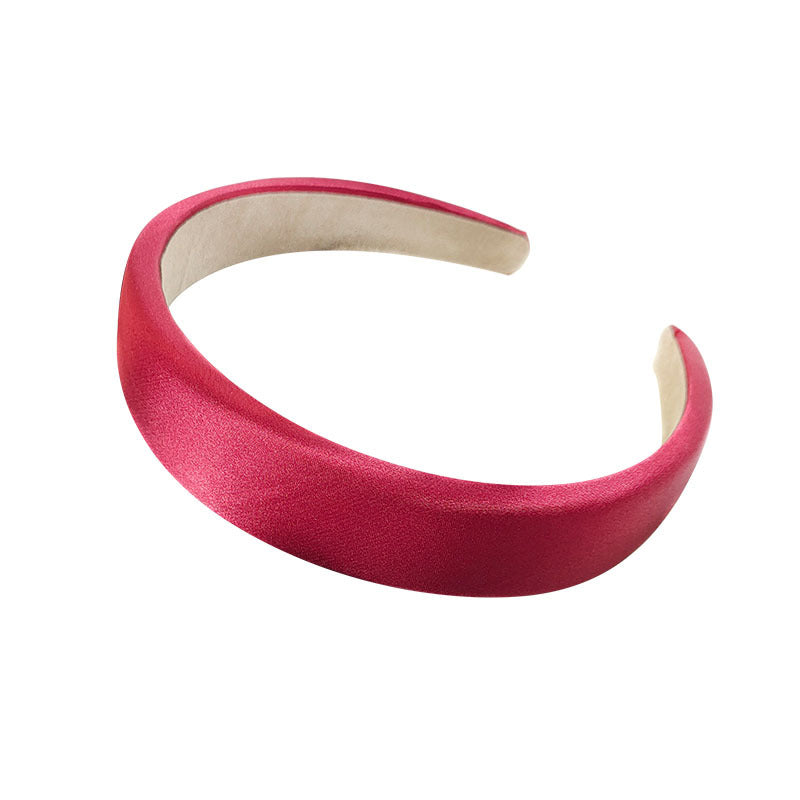 Wholesale Simple Wide Edge Fabric Silk and Satin Hair Bands
