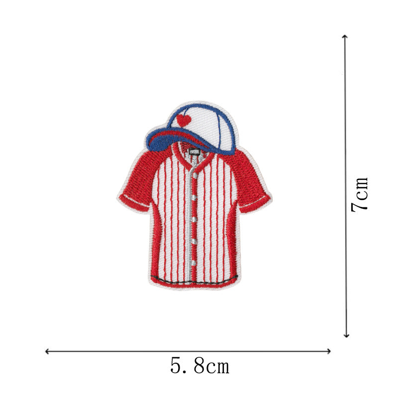 Wholesale Bow Cartoon Baseball DIY Patches