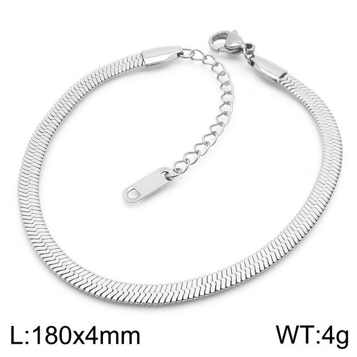 Wholesale personalized blade titanium steel necklace bracelet