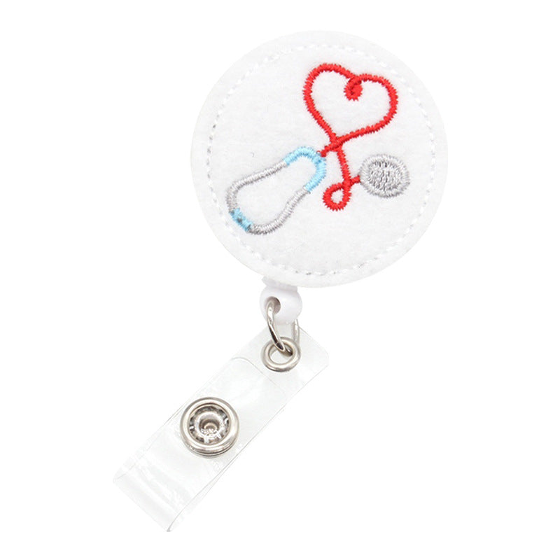 Mayor Médico Medicina Medicina Lindo Retractable de dibujos animados retráctil