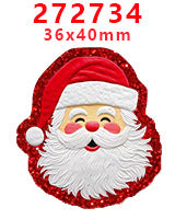 Wholesale Random 30pcs Christmas Cartoon Series Acrylic Flatback