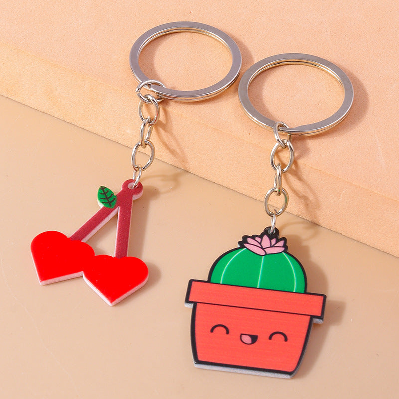 Wholesale Pizza Chips Cartoon Cute Simulation Keychain