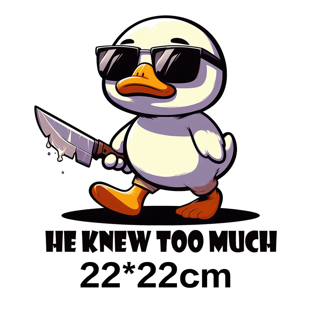 Wholesale 10pcs Various styles of ducklings UV DTF Ready to Press Transfers Wraps