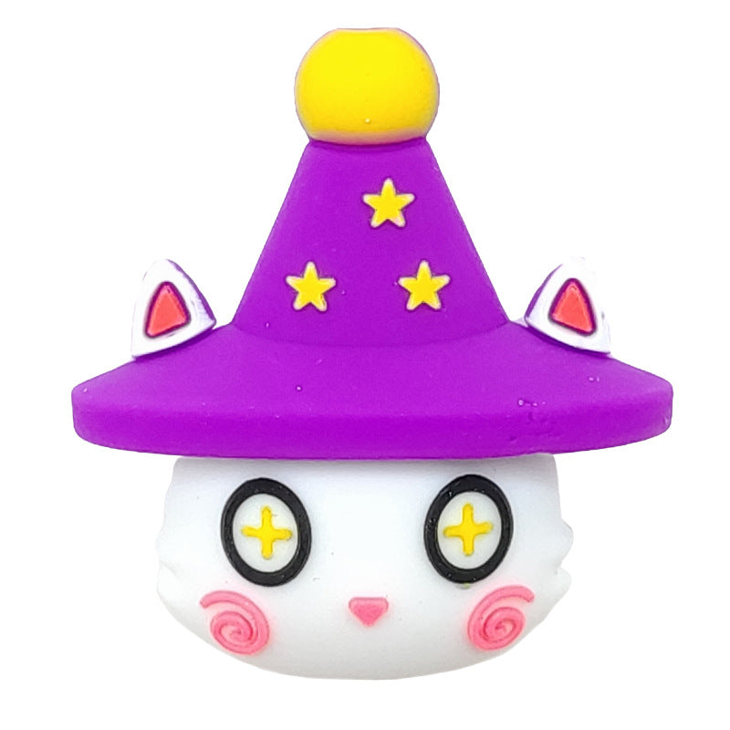 Wholesale   20pcs Cartoon Halloween  Silicon Beads   Focal Beads