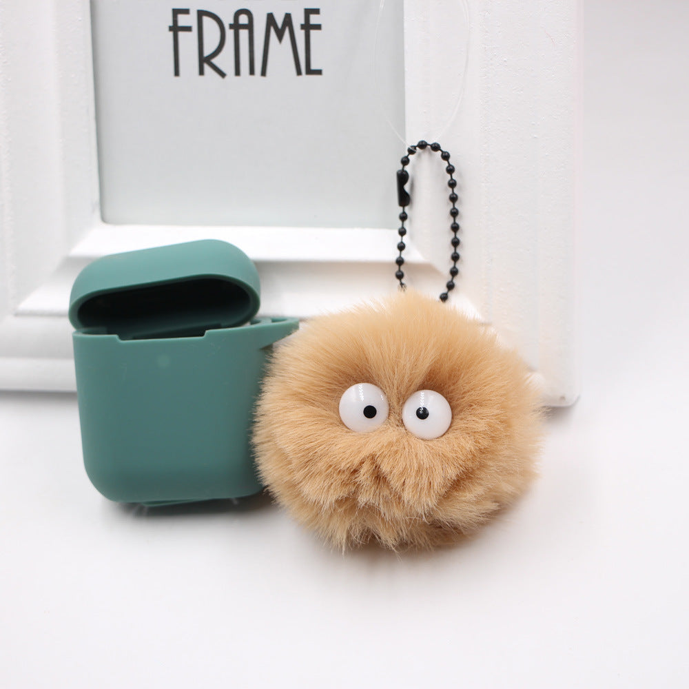 Wholesale Plush Soot Keychain Round Black Anime Bag Charm Gift For School Bags OLY Exclusive