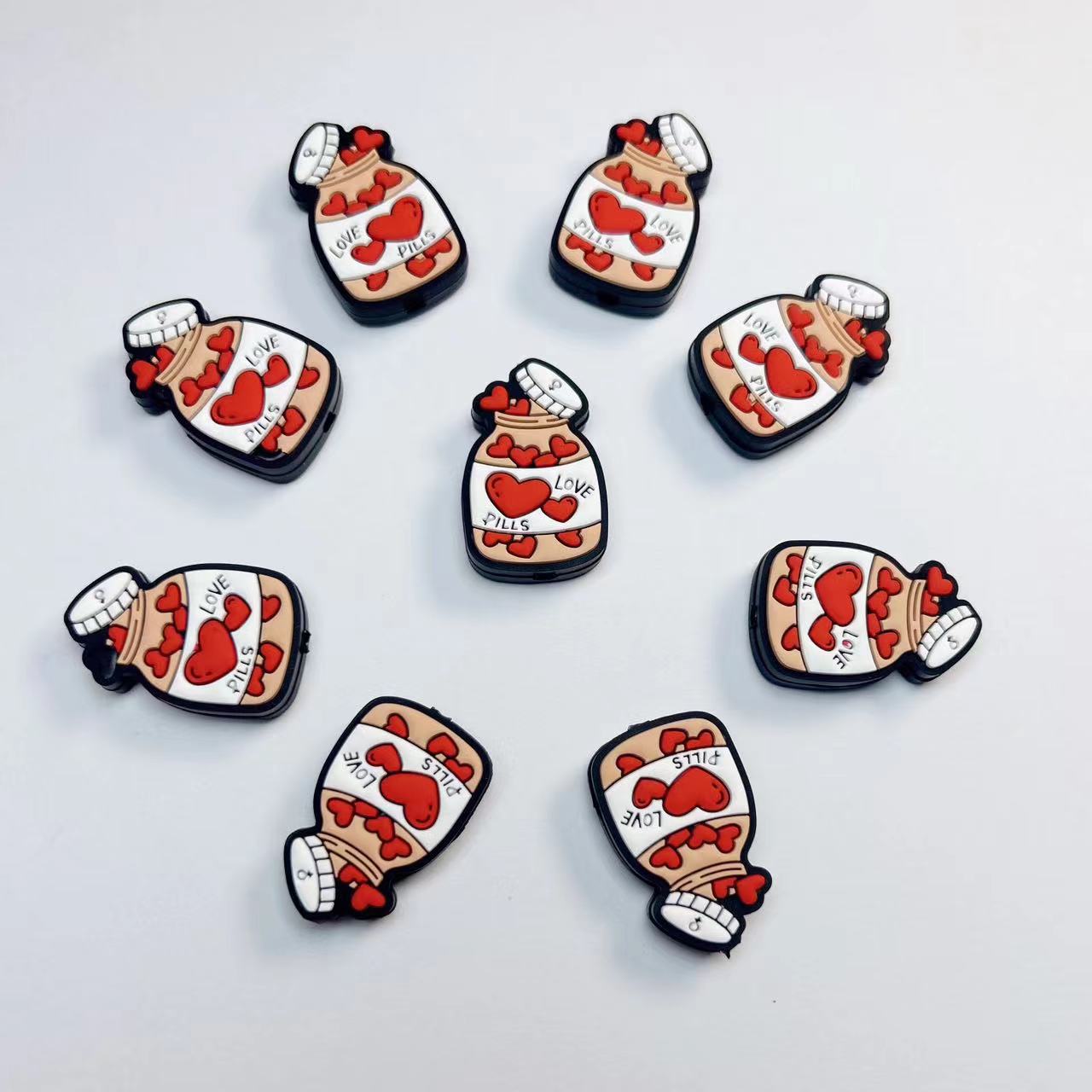 Wholesale 10PCS Silicone Cartoon Beads
