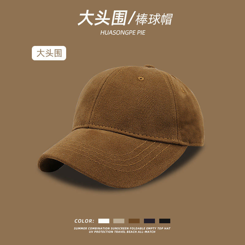 Wholesale Plain Large Head Pure Cotton Baseball