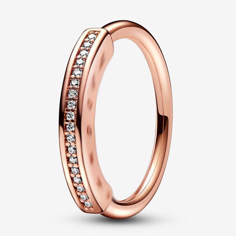 Wholesale Fashion dark purple Pansy Ring