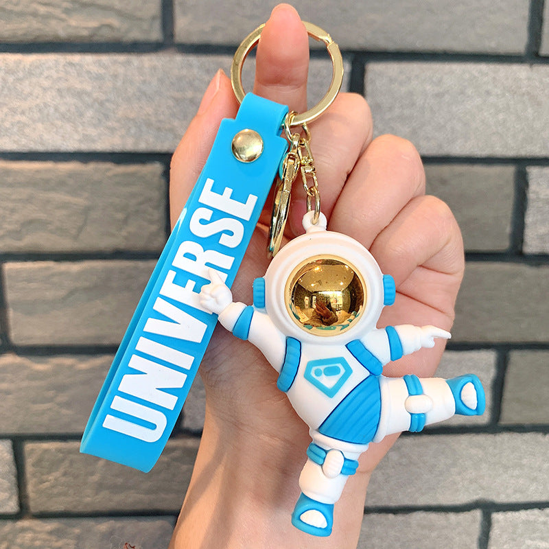 Wholesale Happy Astronaut Astronaut Silicone Keychain