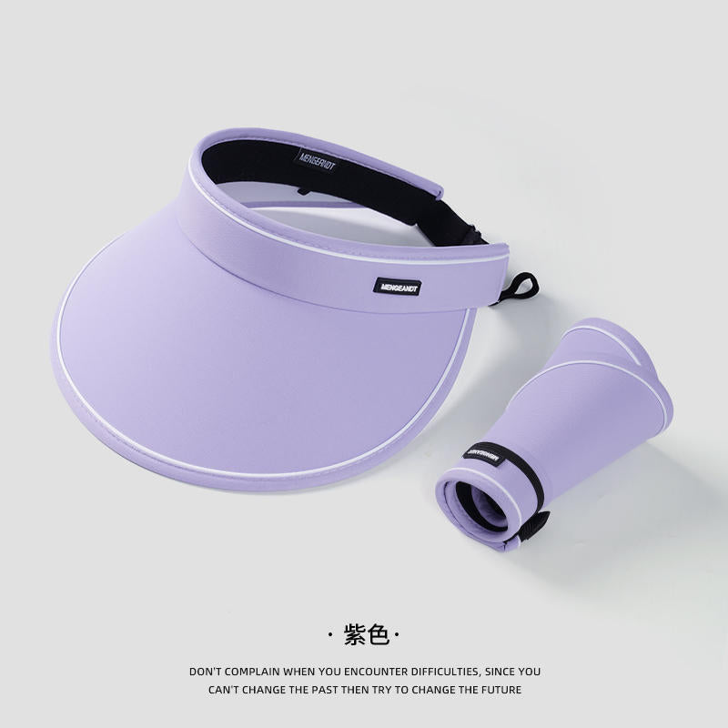 Wholesale Large brim summer sun hat without top for seaside