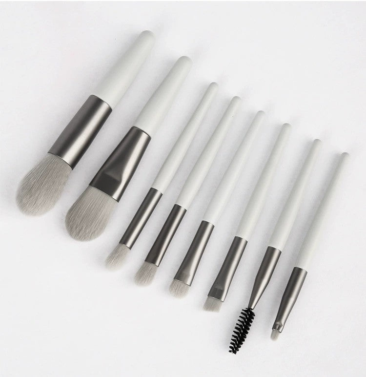Wholesale 8pcs Soft Bristle Mini Matte Makeup Brush Set