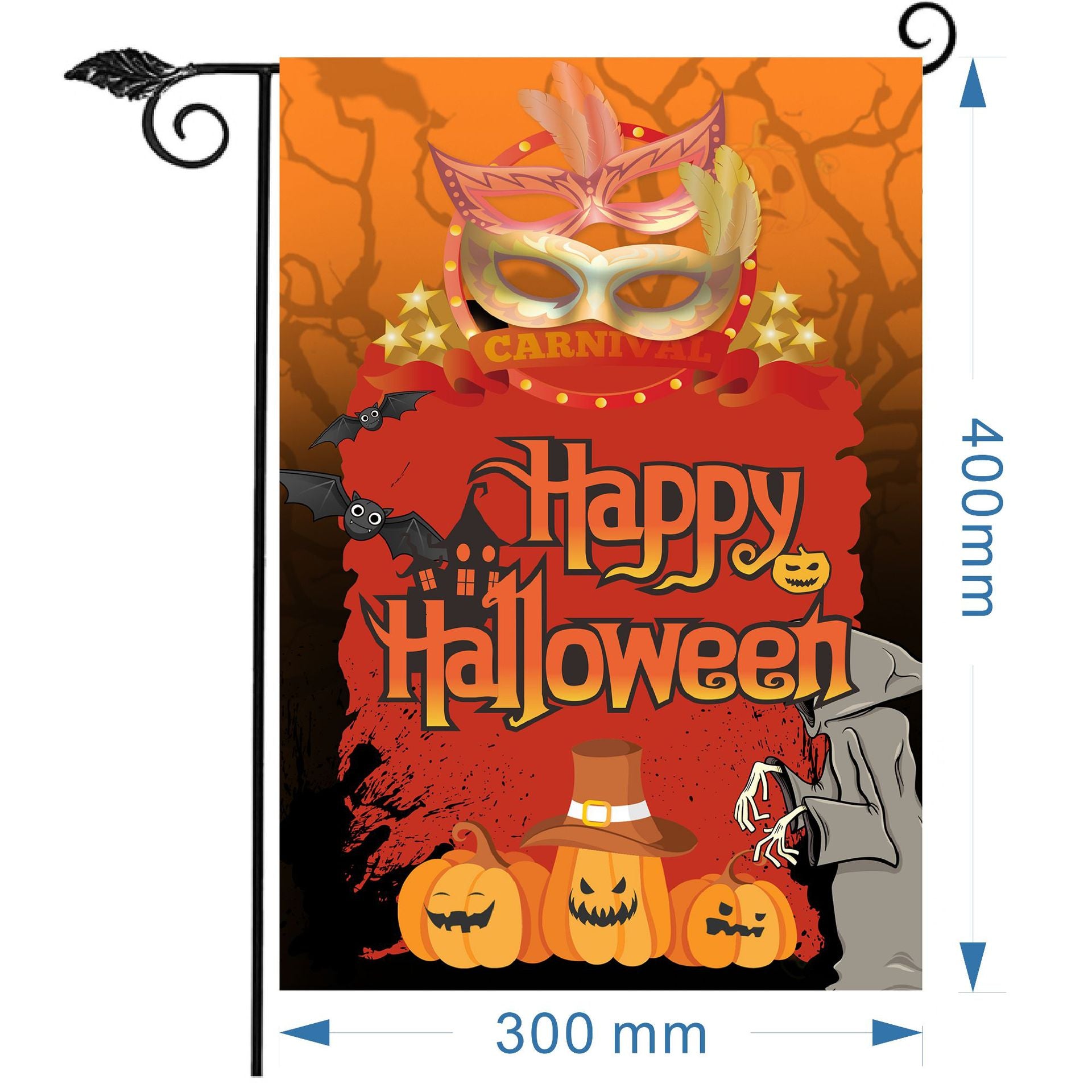 Wholesale Christmas garden flag linen print outdoor small flag yard decoration flag