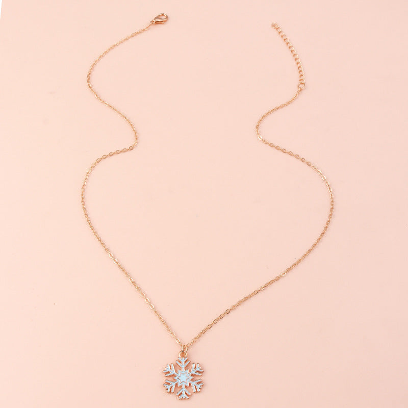 Wholesale Christmas Necklace Santa Claus Christmas Tree Snowman Necklace Sweater Chain