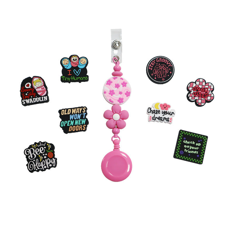 Wholesale  10pcs/pack  Silicone DIY Creative Letter Beads Cartoon Beads