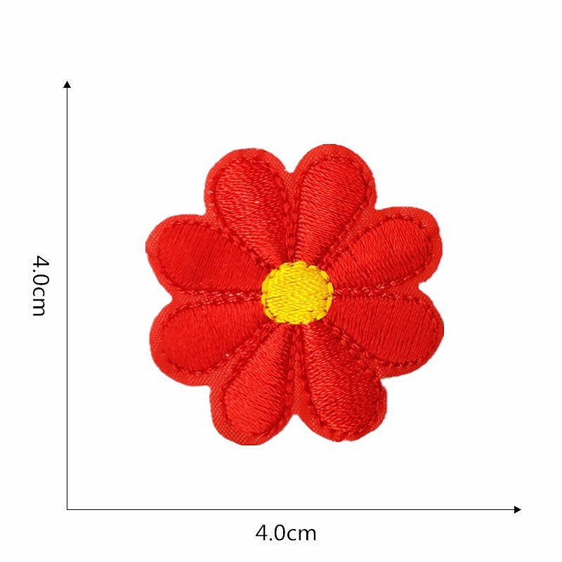 Wholesale Cute bee and sunflower embroidery DIY Patches