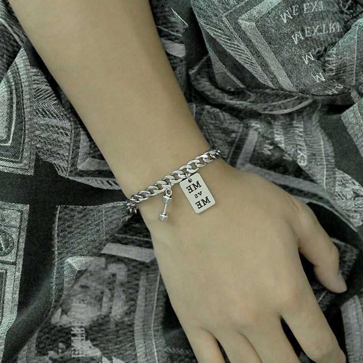 Wholesale Dumbbell Men's Bracelets