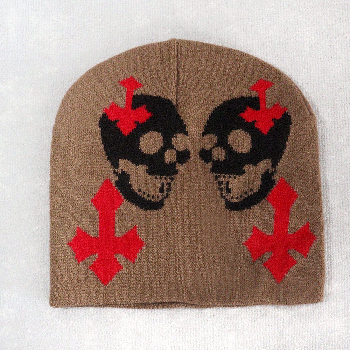 Wholesale Skull Street Style All-match Men's and Women's Autumn and Winter Jacquard Beanie