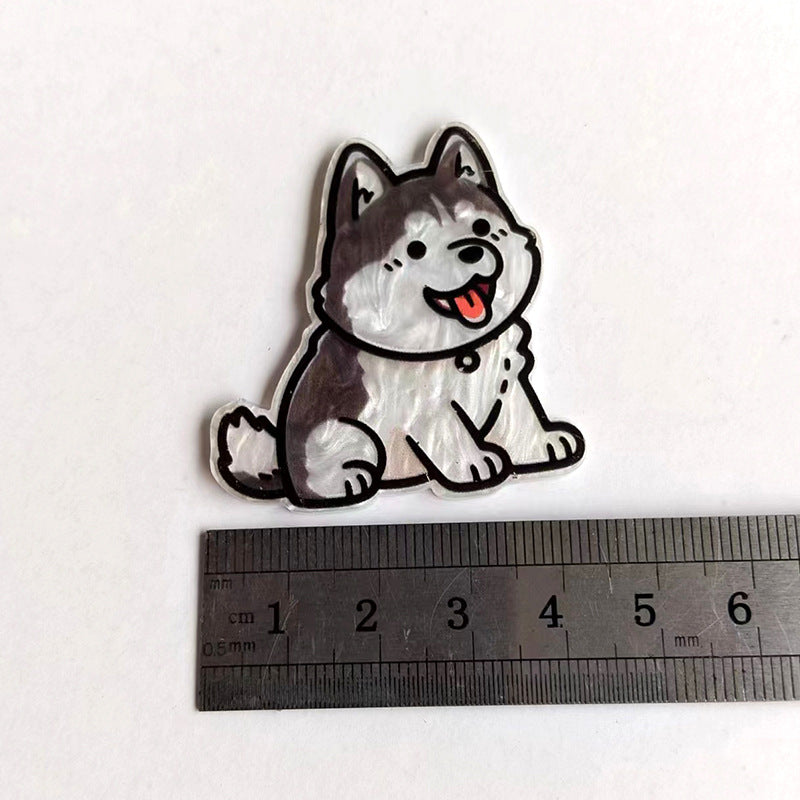 Wholesale 10pcs Cute cats and dogs Acrylic Flatback