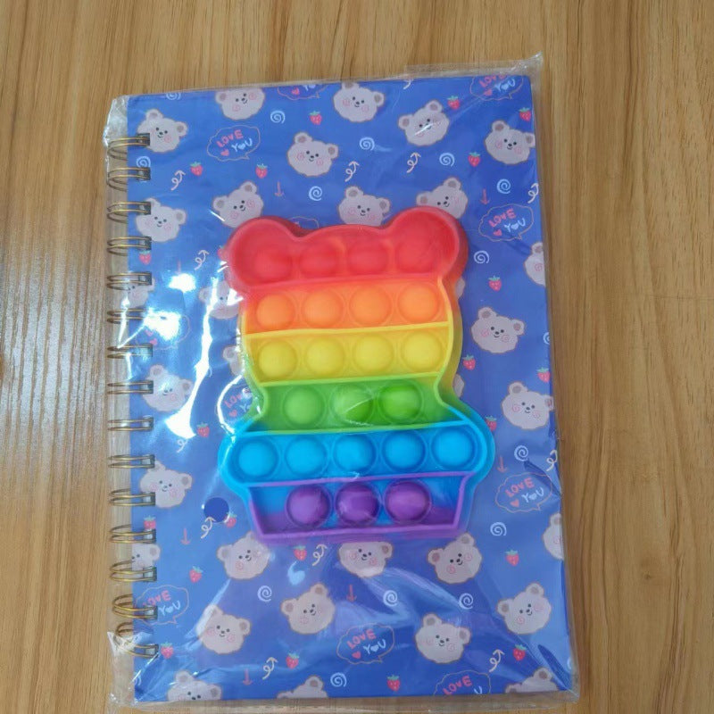 Wholesale cute cartoon coil notebook decompression notebook
