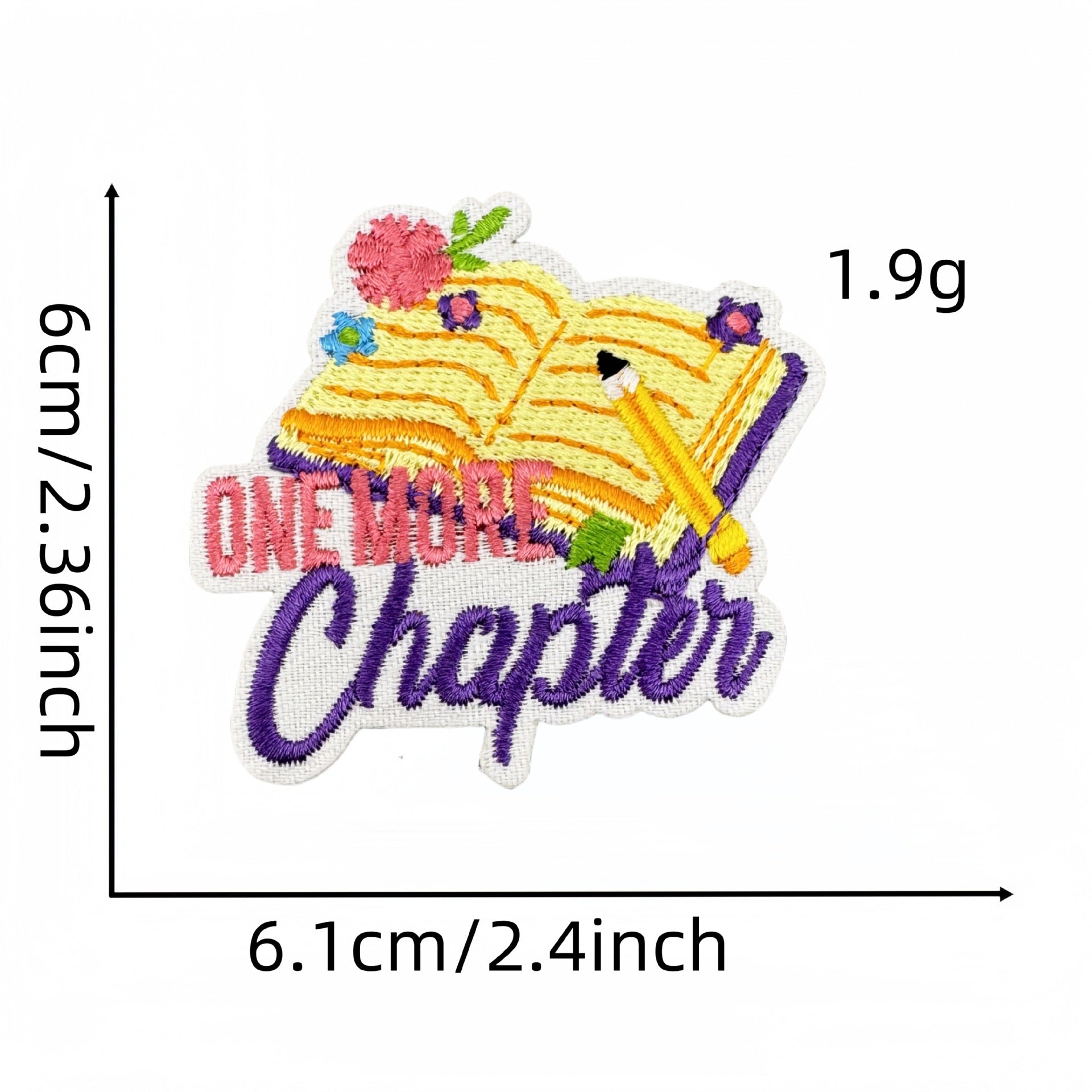 Wholesale Cartoon Book-style Heart Cat Embroidery DIY patches