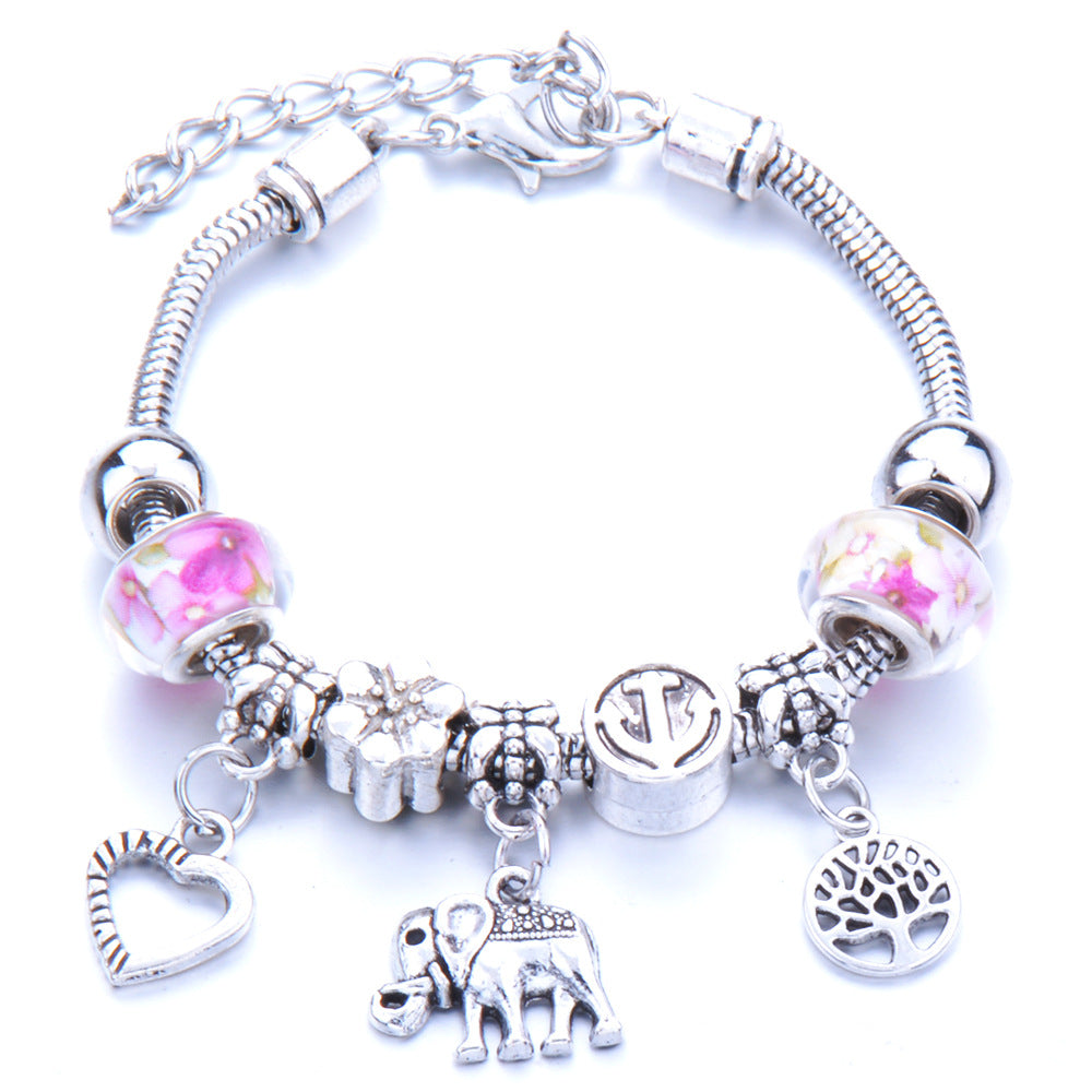 Wholesale Animal Shape Elastic Beaded Adjustable Size Bracelet