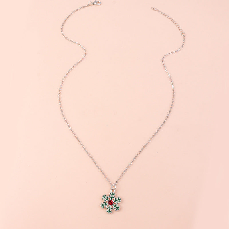 Wholesale Christmas Necklace Santa Claus Christmas Tree Snowman Necklace Sweater Chain