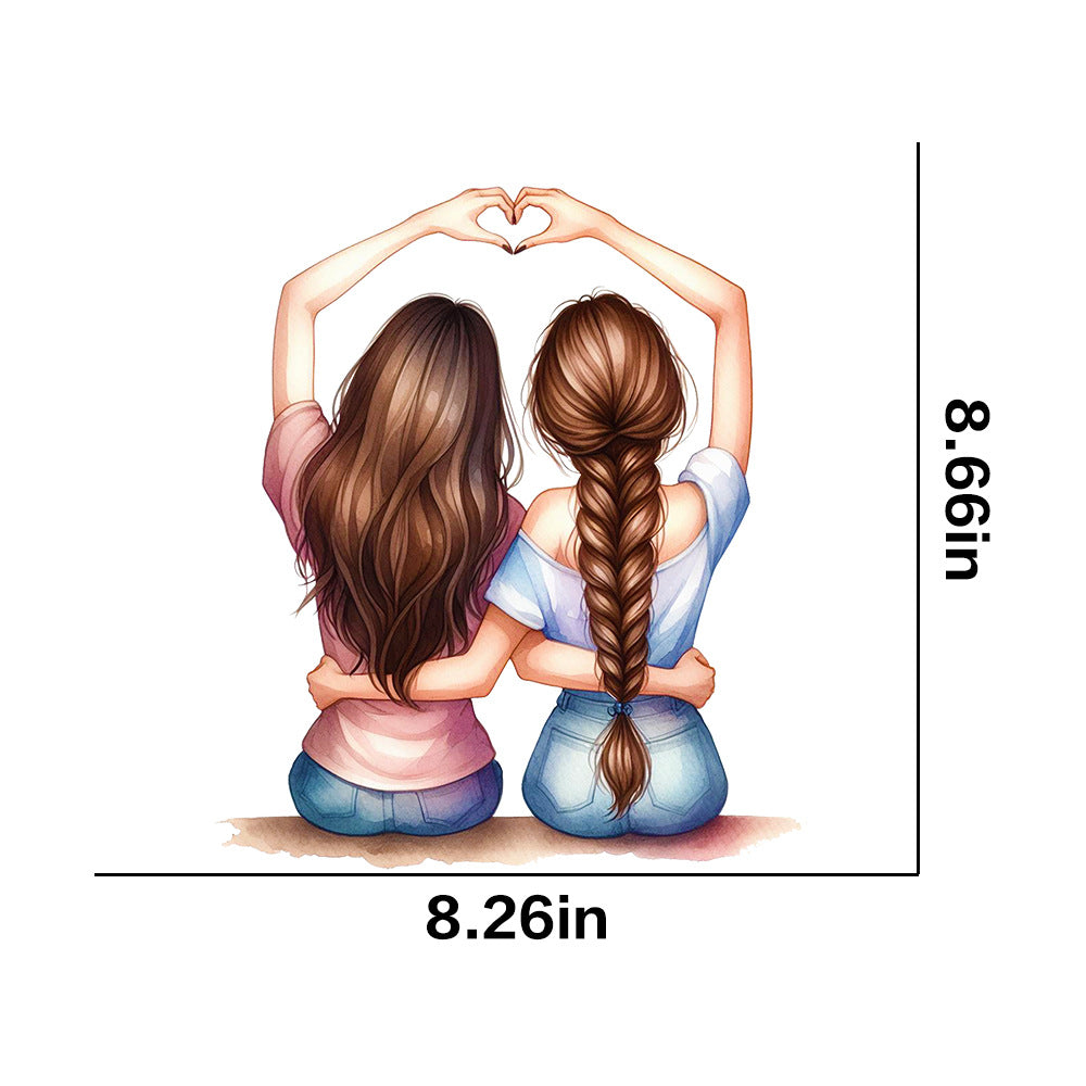 Wholesale Mother and child clothing UV DTF Ready to Press Transfers Wraps