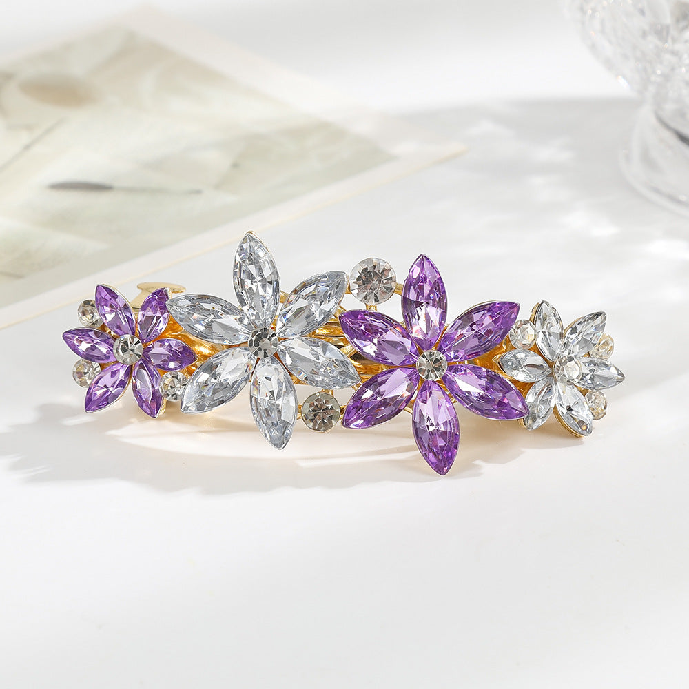 Wholesale Alloy Elegant Medium Spring Clip Hairpin