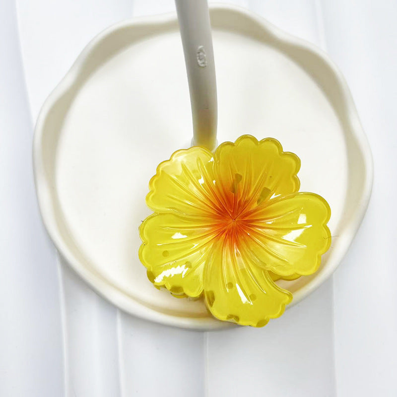 Wholesale Curly Flower Women's Fashion High-end Women's Shark Clip Hair Accessories