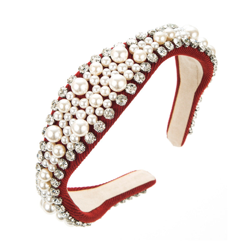 Wholesale pearl and rhinestone headbands