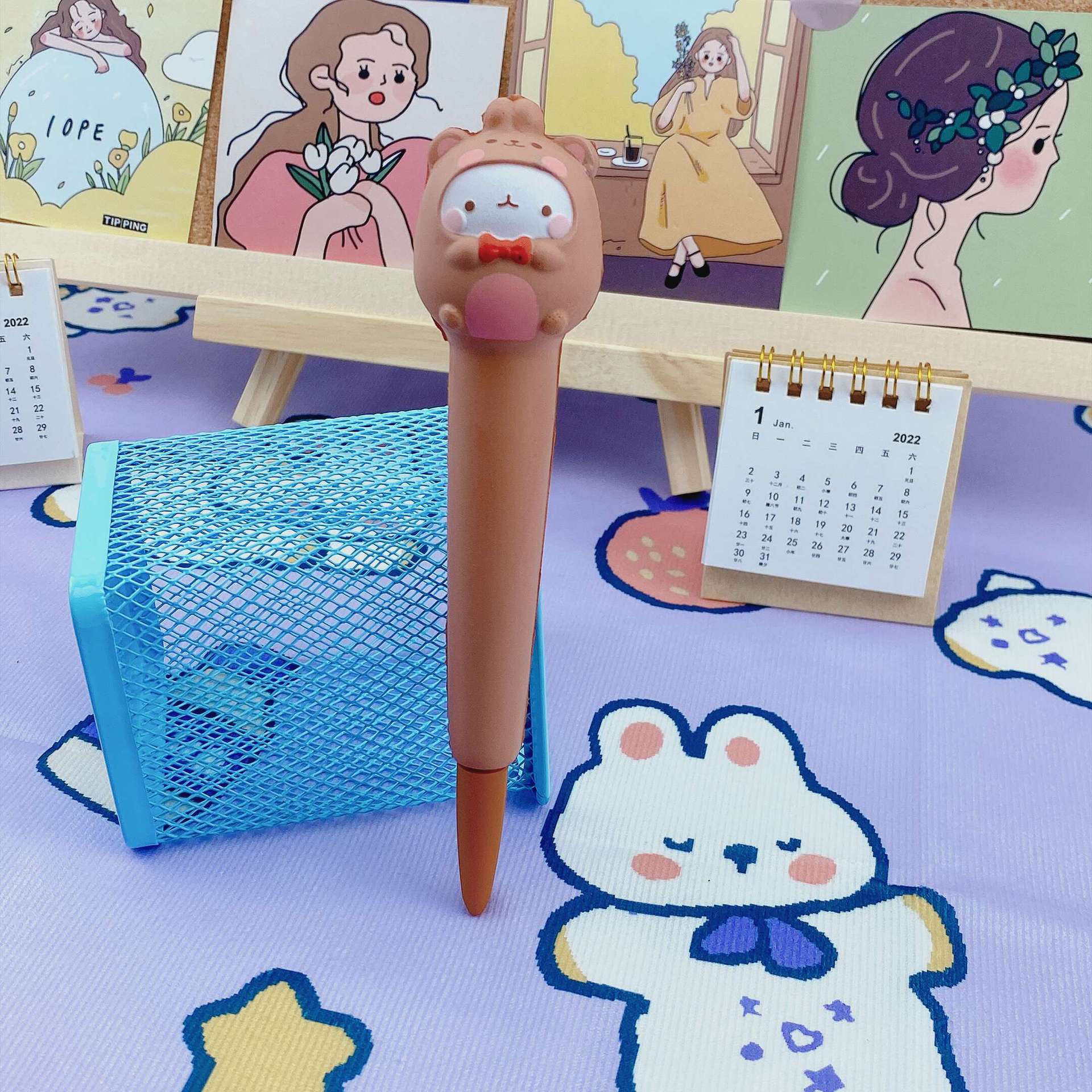 Wholesale Plastic Decompression Kneading Music Gel Pen